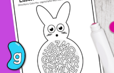 Easter Bunny Letter Search Activity throughout Easter Bunny Worksheets Preschool