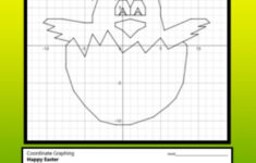 Easter Chick - A Coordinate Graphing Activity | Coordinate within Free Printable Easter Coordinate Graphing Worksheets
