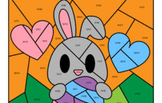 Easter Colorcode Multiplication Worksheets For 2Nd 3Rd inside Easter Code Worksheets