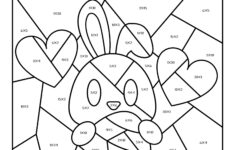 Easter Colorcode Multiplication Worksheets For 2Nd 3Rd inside Easter Math Coloring Worksheets