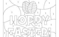 Easter Colornumber - 10 Free Printable Pages | Printabulls regarding Easter Color By Number Worksheets