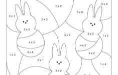 Easter Colornumber - 10 Free Printable Pages | Printabulls regarding Easter Math Coloring Worksheets