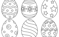 Easter Deals Egg Templates within Easter Egg Coloring Worksheets