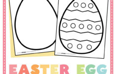 Easter Egg Template - Superstar Worksheets for Decorate Easter Egg Worksheets