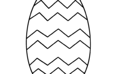Easter Egg With Patterns - Coloring Page (Easter) throughout Easter Egg Patterns Worksheets