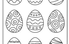 Easter Eggs Free Printables - Your Therapy Source with Decorate Easter Egg Worksheets