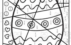 Easter Fractions Coloring Activityteach Simple throughout Easter Fractions Worksheets
