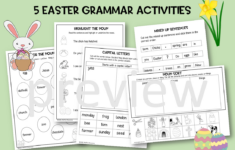 Easter Grammar | Teaching Resources within Easter Grammar Worksheets
