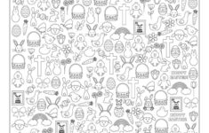 Easter I Spy - 4 Free Printables | Printabulls intended for Find the Hidden Easter Eggs Worksheets