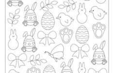 Easter I Spy - 4 Free Printables | Printabulls with I Spy Easter Worksheets