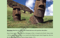 Easter Island - Esl Worksheetlina Milcheva with Easter Island Worksheets Answers