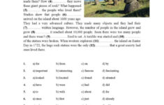 Easter Island Reading For Detail (De…: English Esl Worksheets Pdf with regard to Easter Island Worksheets Answers