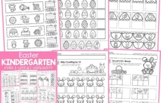 Easter Kindergarten Worksheets And Activities No Prep throughout Easter Beginning Sounds Worksheets