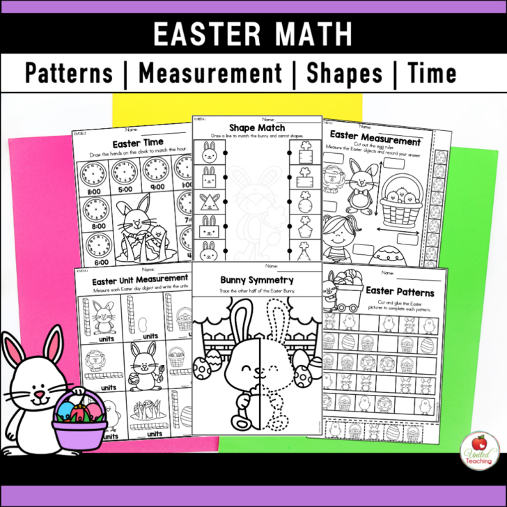 Easter Bunny Math Worksheets