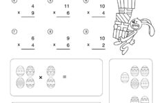 Easter Math Worksheets - Easter Multiplication - Tim'S Printables within Easter Multiplication Worksheets