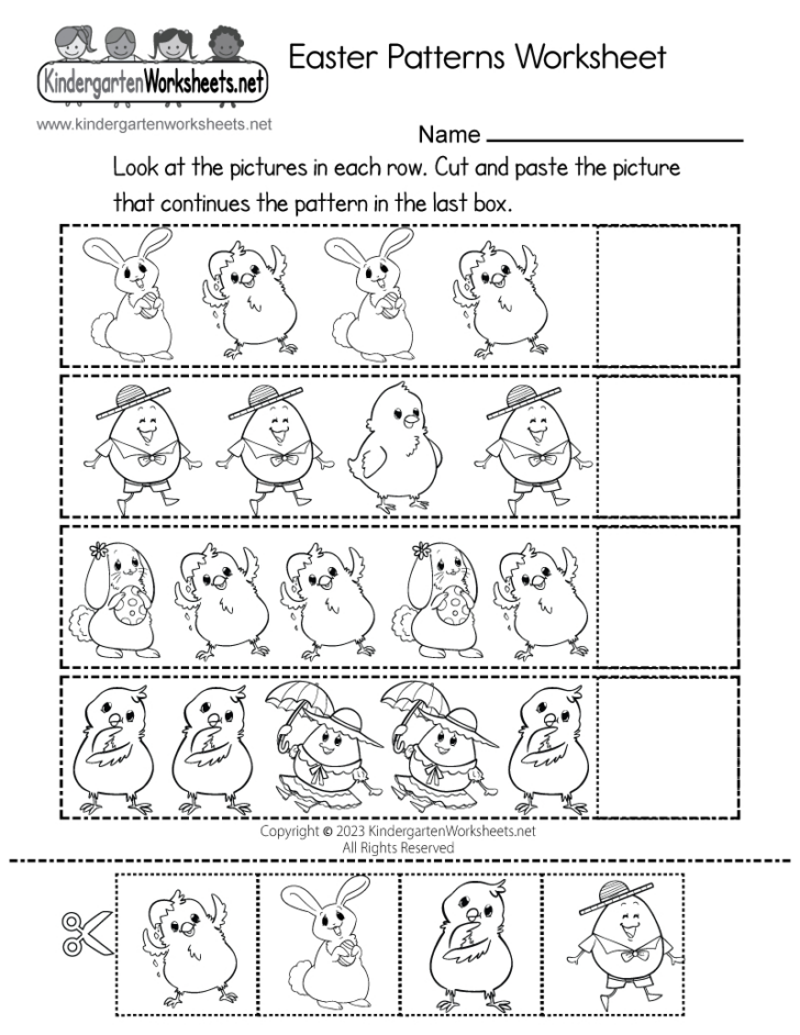 Easter Science Worksheets