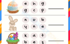 Easter Phonics Worksheet pertaining to Easter Beginning Sounds Worksheets