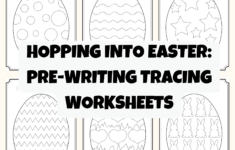 Easter Pre-Writing Tracing Worksheets | Teaching Resources within Easter Pre Writing Worksheets