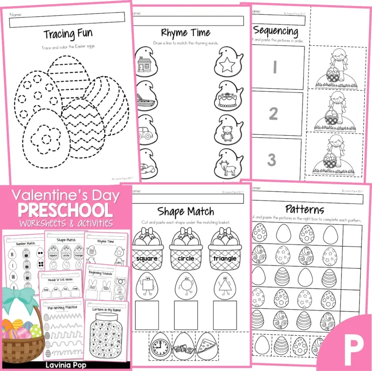 Easter Worksheets Preschool