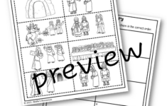 Easter Story Sequencing Activity | Teaching Resources for The Easter Story Worksheets