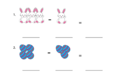 Easter Subtraction Worksheet intended for Easter Subtraction Worksheets For Kindergarten