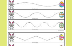 Easter Tracing Worksheets For Preschoolers pertaining to Easter Tracing Worksheets
