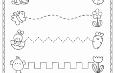 Easter Tracing Worksheets - Free Pre Writing Worksheets Pdf pertaining to Easter Pre Writing Worksheets