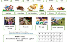 Easter Vocabulary Pack General Voca…: English Esl Worksheets Pdf &amp; Doc with Easter Vocabulary Worksheets
