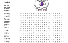 Easter Word Search - Wordmint regarding Easter Word Search Worksheets