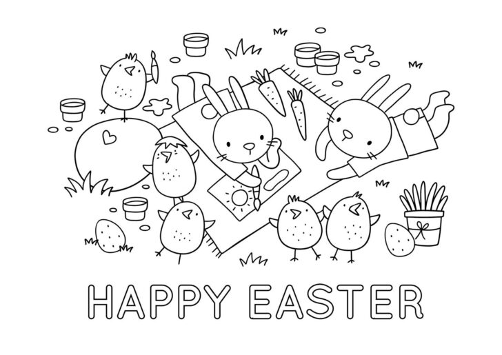 Happy Easter Worksheets