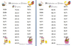 Free Easter Division Worksheet Archives - Homeschool Den within Easter Division Worksheets