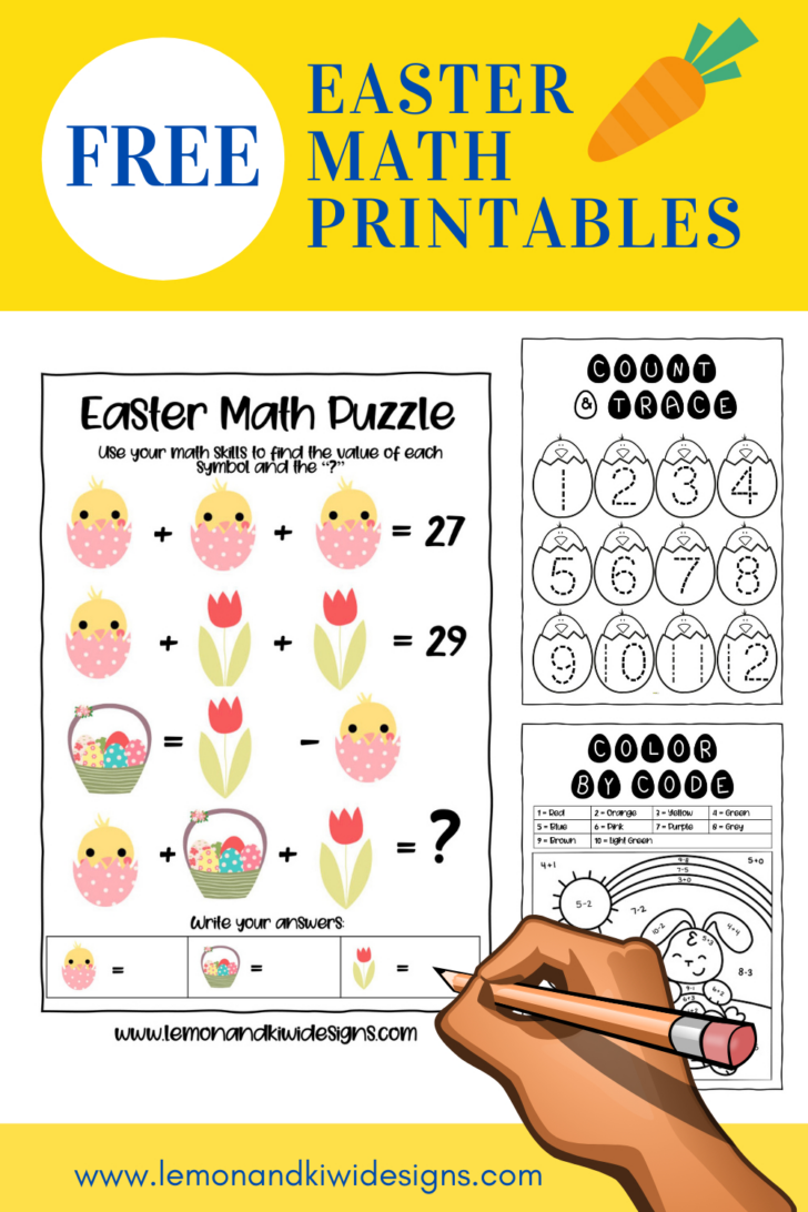 Math Worksheets Easter