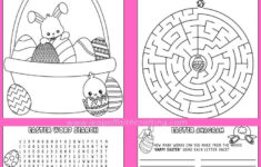 Free Easter Worksheets Pdf: Coloring Pages, Word Search &amp; More! with regard to Easter Worksheets Printable