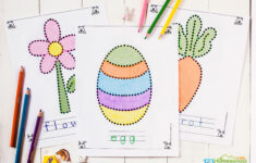 Free Printable Easter Tracing Worksheets For Preschoolers pertaining to Free Printable Preschool Easter Worksheets