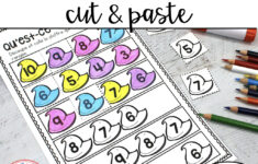 French Easter No Prep Math Worksheets (Cut &amp; Paste) - Pâques intended for French Easter Worksheets