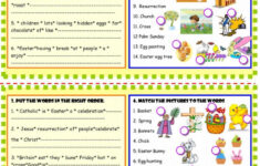 Happy Easter Reading Comprehension R…: English Esl Worksheets Pdf with regard to Easter Reading Worksheets