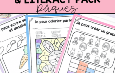 Kindergarten French Easter Math &amp; Literacy Worksheets | No Prep with regard to French Easter Worksheets