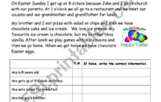 My Easter Holiday - Esl Worksheetlynnden inside Easter Holiday Worksheets