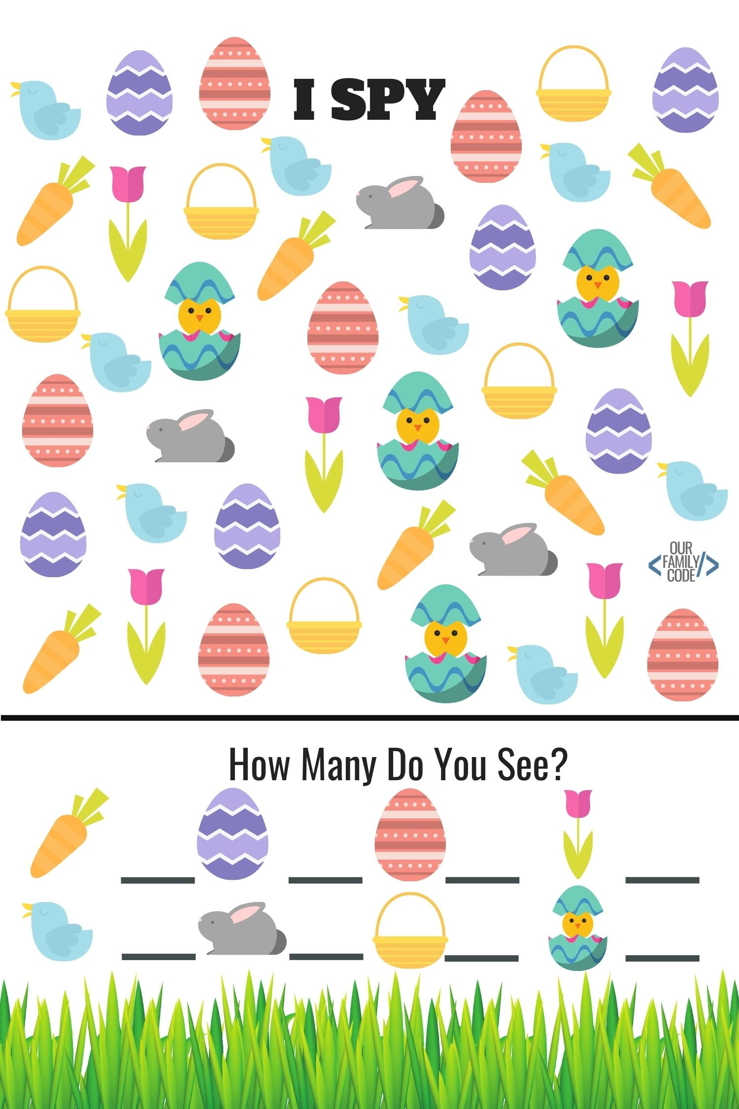 Preschool Easter Worksheets For Kids - Our Family Code regarding Easter Pre K Worksheets