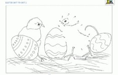 Printable Easter Dot To Dot throughout Dot To Dot Easter Worksheets