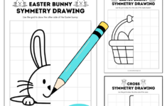 Printable Easter Symmetry Worksheets - Lemon And Kiwi Designs throughout Easter Symmetry Worksheets