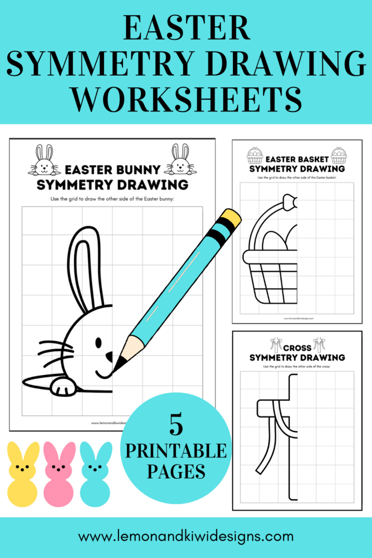 Easter Symmetry Worksheets