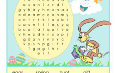 Printable Easter Word Search pertaining to Easter Word Search Worksheets