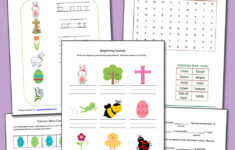 Printable Easter Worksheet Packet - Mamas Learning Corner for 3Rd Grade Easter Worksheets