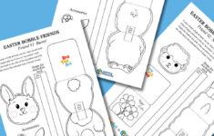 Simple Easter Crafts For Kids | Learning Resources Uk inside Easter Craft Worksheets