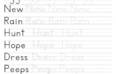 Springtime Easter-Themed Word Tracing Worksheets • Beeloo regarding Easter Handwriting Worksheets