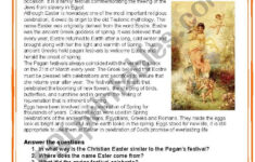 The History Of Easter - Esl Worksheets.lefevre regarding History Of Easter Worksheets