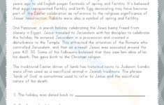 The History Of Easter Worksheet inside History of Easter Worksheets