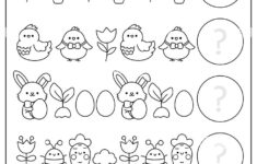 What Comes Next. Easter Black And White Matching Activity For pertaining to Easter Symbols Worksheets