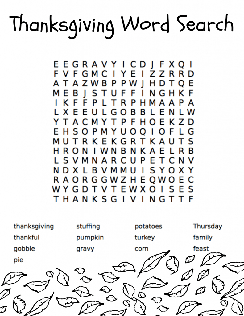 10 Thanksgiving Activities For Kids Plus Free Printables inside Free Thanksgiving Worksheets For Kids